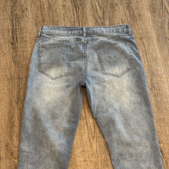 Van Heusen Slim Men's Denim Blue Jeans ~ Sz 34W 29L - Picture 3 of 7